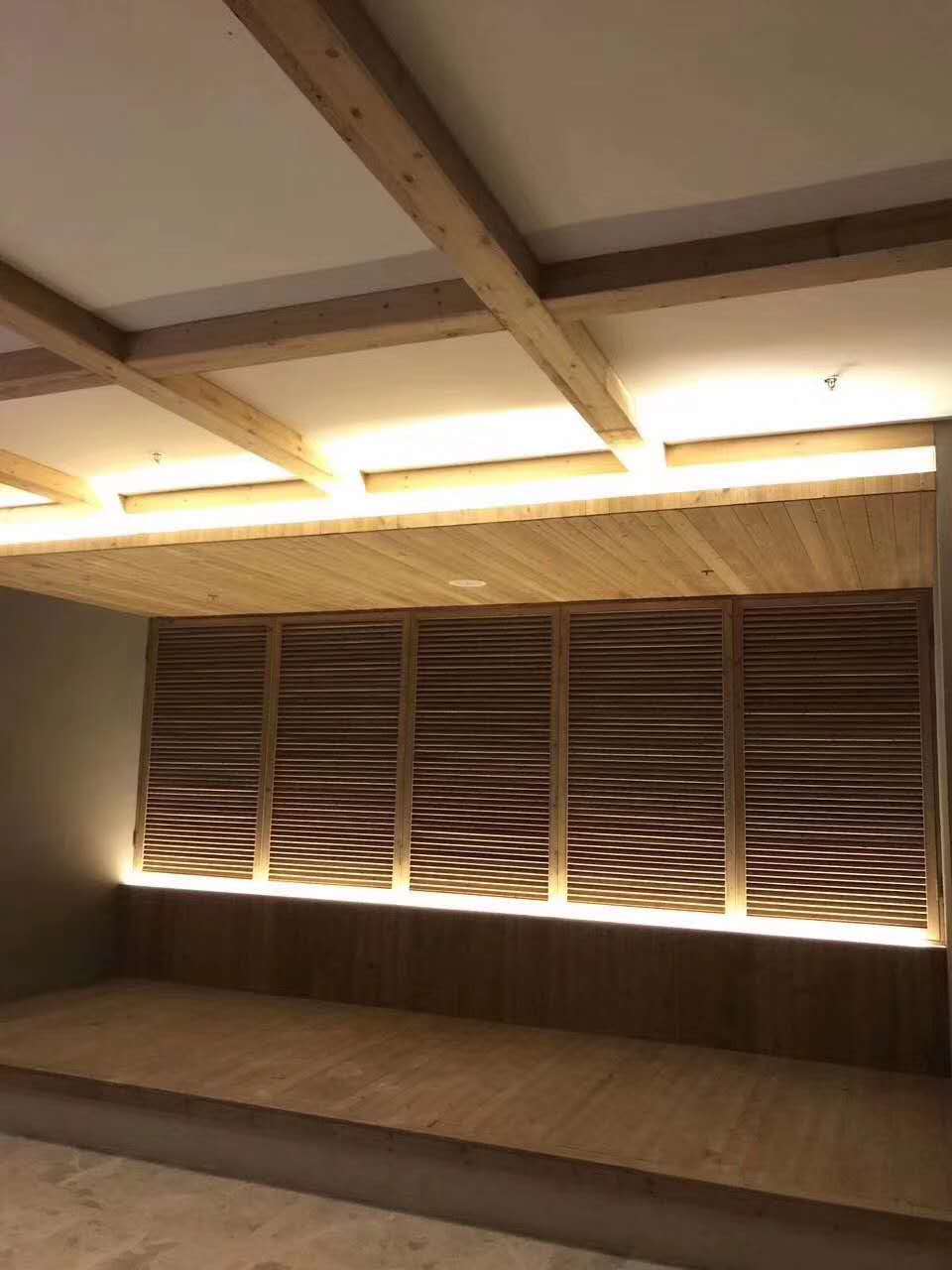 〖芬蘭木.深度炭化〗汗蒸房室內(nèi)裝飾效果